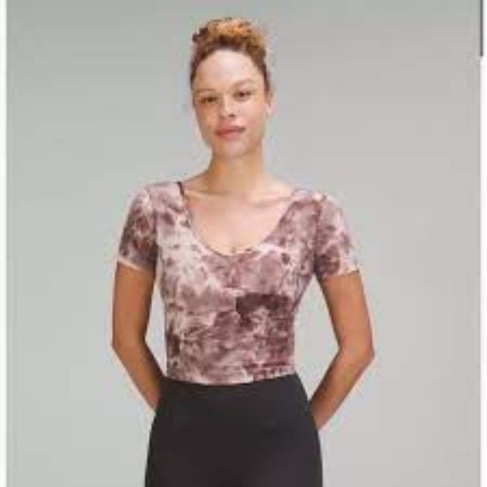 NWT Lululemon Align Sz 10 Berry/Beige Nulu